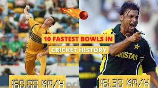 10 Fastest Bowls In Cricket History [upl. by Laroc]