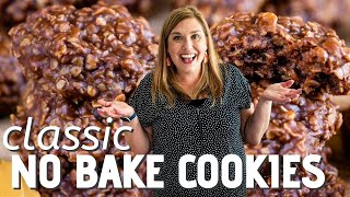 CLASSIC NO BAKE COOKIES Chocolate Peanut Butter [upl. by Alicea]