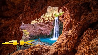 Havasupai Falls Full Hike 4K 🇺🇸 [upl. by Zoldi]