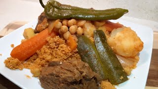 How to make Delicious Tunisian Couscous Easy recipe [upl. by Ellener]