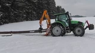 RITTER Dreipunktkran DK 45 im Einsatz [upl. by Llenaej]