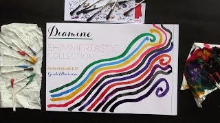 Diamine Shimmertastic Inks [upl. by Meluhs495]