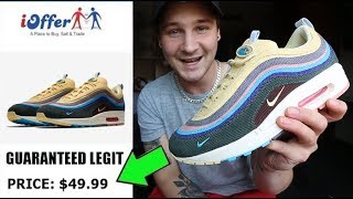 BUYING LEGIT SNEAKERS OFF IOFFER FOR HALF THE PRICE \u00100 REAL WOTHERSPOON AIR MAX [upl. by Alliber725]