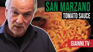 San Marzano Marinara Tomato Sauce Italian Recipe  Giannis North Beach [upl. by Bartle]