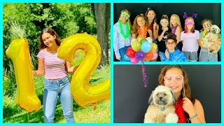 MY OFFICIAL 12TH BIRTHDAY PARTY  SISTERFOREVERVLOGS 480 [upl. by Bettzel]