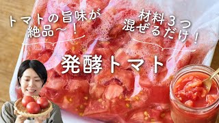 【トマトのうまみが絶品〜！】発酵トマトのレシピ・作り方 [upl. by Tapes323]