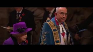 Thou Whose Almighty Word Hymn Westminster Abbey Armistice Centenary with Lyrics [upl. by Chappy]