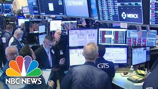 Stock Trading Halted After Markets Plunge At Market Open  NBC News [upl. by Leckie]