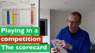 Playing in a competition and how to mark the scorecard [upl. by Toddy30]