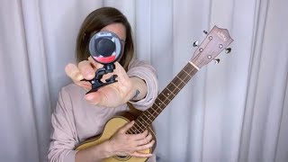 How To Tune A Baritone Ukulele DGBE  Tutorial for Beginners [upl. by Akemhs]