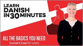 Learn Danish in 30 Minutes  ALL the Basics You Need [upl. by Gabe]