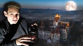 Inside DRACULAS CASTLE at Night  Transylvania Romania [upl. by Jaclin]