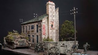 A 135 Diorama Full build with realistic scenery  Fall back from Falaise [upl. by Harleigh381]