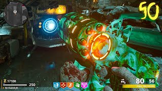 COLD WAR ZOMBIES MAUER DER TOTEN GAMEPLAY  ROUND 50 FULL MAP WALKTHROUGH [upl. by Kiki]