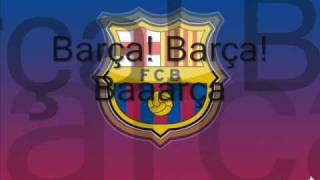 FCBarcelona Song with Lyrics  Anthem EnglishCatalan [upl. by Onirefez550]