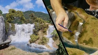 Building the ULTIMATE Waterfall Realistic Scenery Vol11 [upl. by Holden423]