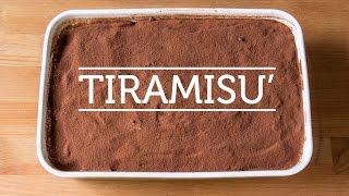 Italian TIRAMISU  Original Italian recipe 2min [upl. by Samira]