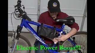 Powerful Electric Bike Conversion Part IILithiumion Battery Power Boost Upgrade [upl. by Llehsad476]