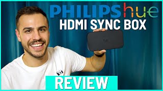 Philips Hue Play HDMI Sync Box Review  Setup and Demo [upl. by Nerrual]