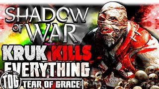 THE IMMORTAL KRUK KILLS EVERYTHING  Middle Earth Shadow of War  SHADOW WARS [upl. by Adranoel23]