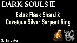 Dark Souls 3 Estus Flask Shard and Serpent Ring [upl. by Eenwat]