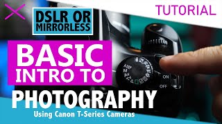 Canon T3 Basic Camera Tutorial for Photography [upl. by Akina]