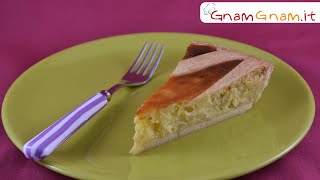 Pastiera con crema pasticcera  Gnam Gnam [upl. by Miquela]