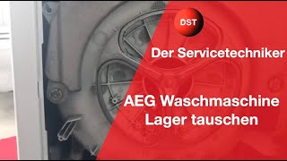 Lagerwechsel einer AEG Waschmaschine [upl. by Alraep148]