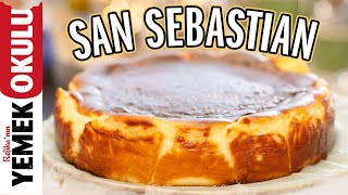 San Sebastian Usulü Cheesecake Tatlısı Tarifi [upl. by Ayekat855]