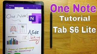 OneNote Review Tab S6 Lite  Note Taking App for the Tab S6 Lite [upl. by Meagan]