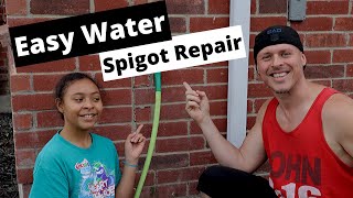 How To Rethread The Outside Water Hose Spigot [upl. by Wills]