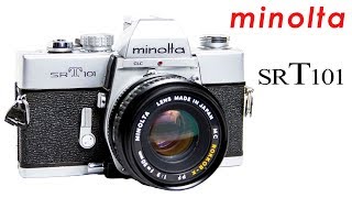 How to Use Minolta SRT 101 Film Camera Complete Walkthrough [upl. by Lithea]