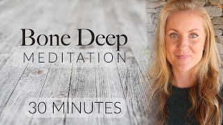 30 Minute Bone Deep Breathing Meditation and Fullbody Relaxation [upl. by Etnomal484]