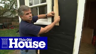 How to Install FiberCement Siding  This Old House [upl. by Hepsoj]