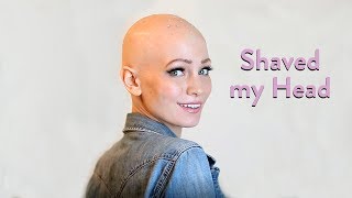 Shaved my head  Alopecia [upl. by Ardni484]