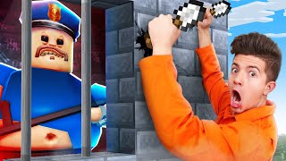 Escaping BARRYS IMPOSSIBLE PRISON in Minecraft [upl. by Demahom]