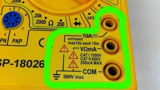 Multimeter Anleitung [upl. by Jehoash]