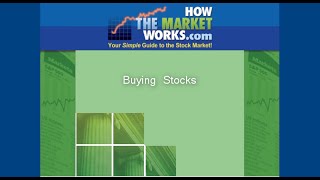 How To Buy Stocks On HowTheMarketWorkscom [upl. by Atiuqehc675]