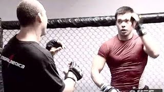 UFC Manchester Machida Training for Success [upl. by Anauqaj]