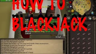 OSRS  How to blackjack  Simple short explanation thieving [upl. by Connett791]