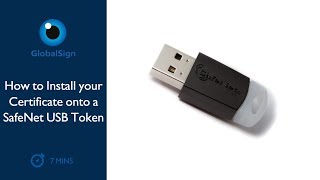 How to Install your Certificate onto a SafeNet USB Token [upl. by Sreip]