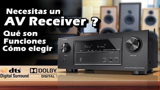 AV Receiver Qué son funciones y como elegir [upl. by Collimore]