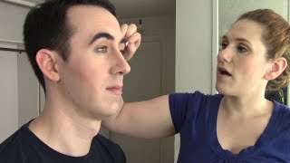 Basic Stage Makeup for Beginners Ben Nye Kit [upl. by Anirtep]