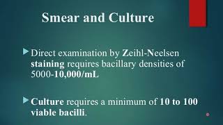 LAB DIAGNOSIS OF TUBERCULOSIS [upl. by Akcinahs30]