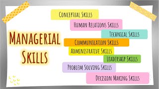 Managerial Skills How to Be a Great Manager [upl. by Giesser466]