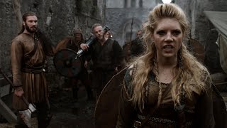 Vikings  Ragnar raids a small Village amp Church  Lagertha kills Knut 1x4 Full HD [upl. by Alvera]