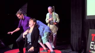 The art of improvisation  Rapid Fire Theatre  TEDxEdmonton [upl. by Durant]