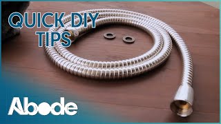 How To Change A Leaking Shower Hose  Quick DIY Tips  Abode [upl. by Kared178]