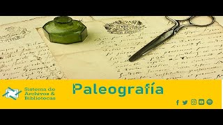 Paleografía [upl. by Aneehsat48]