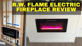 RW Flame Electric Fireplace Review And Installation Tips [upl. by Ruyam658]